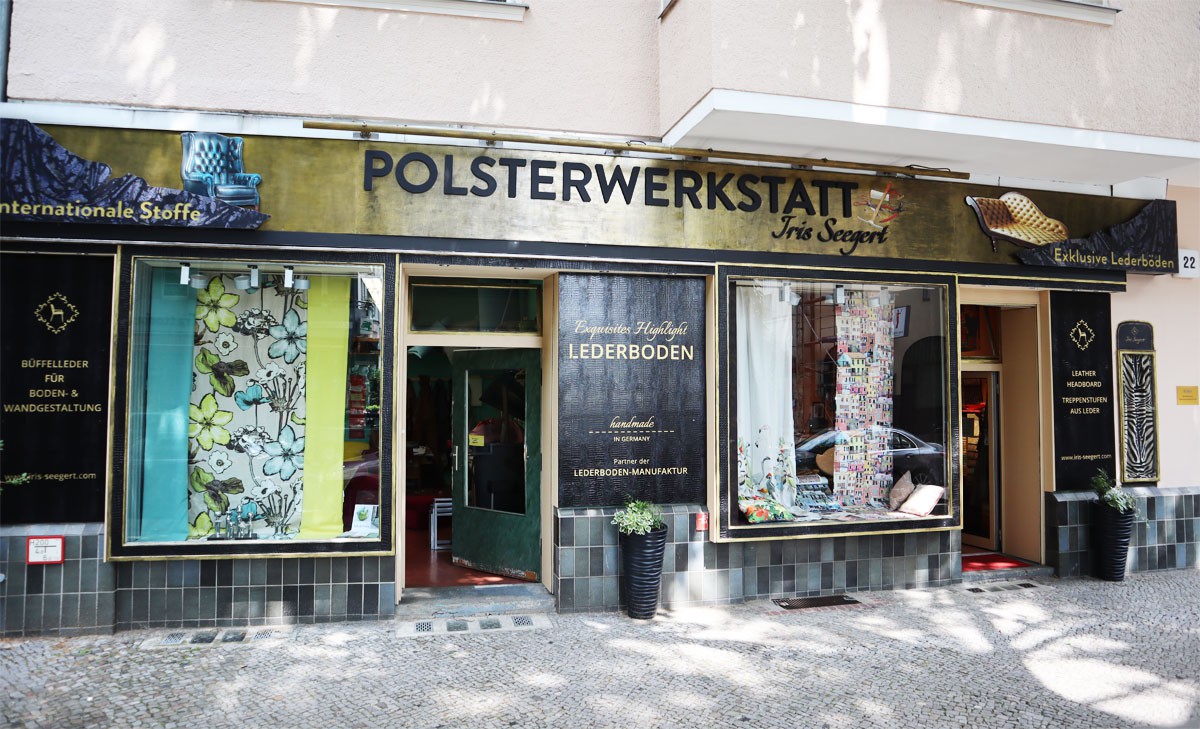 Ihre Polsterei in Berlin mit Leder, internationalen Stoffen und Tapeten